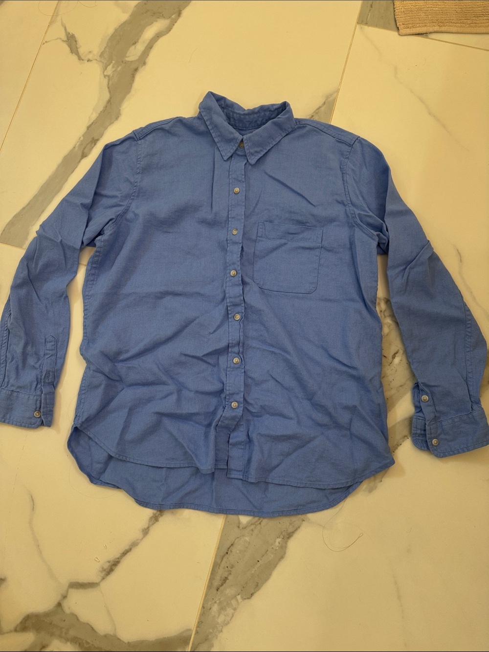 Blue linen matching set - Picture 5 of 6